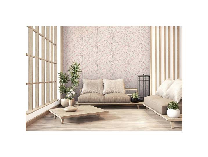 Papier peint en intissé Mio Cerisier 53 x 1005cm Blanc crème