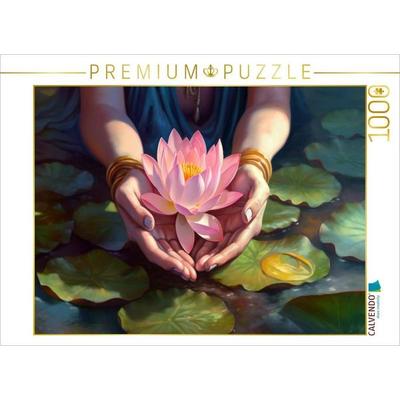 CALVENDO Puzzle Reiner Lotos | 1000 Teile Lege-Größe 64x48cm Foto-Puzzle für glückliche Stunden