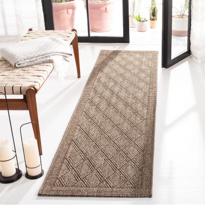 SAFAVIEH Palm Beach Tadako Trellis Sisal/ Jute Rug