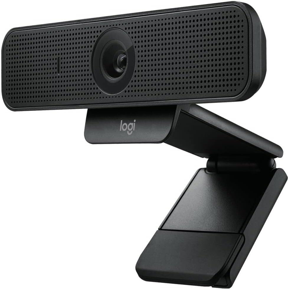 Logitech C925-E Business Webcam – 1080p HD, Autofocus, Light Correction, Privacy Shade, Black, Used - Very Good