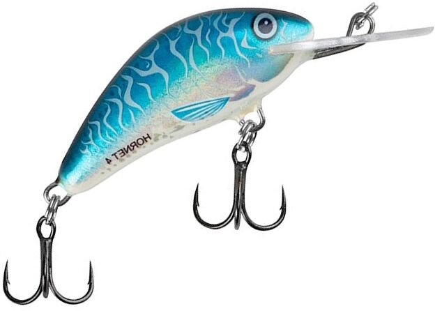 Salmo Hornet Flydende-Hrb (Holographic Super Bleak)-3,5cm