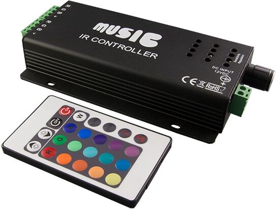 Controlador RGB através de Musica p/ Fitas de LED