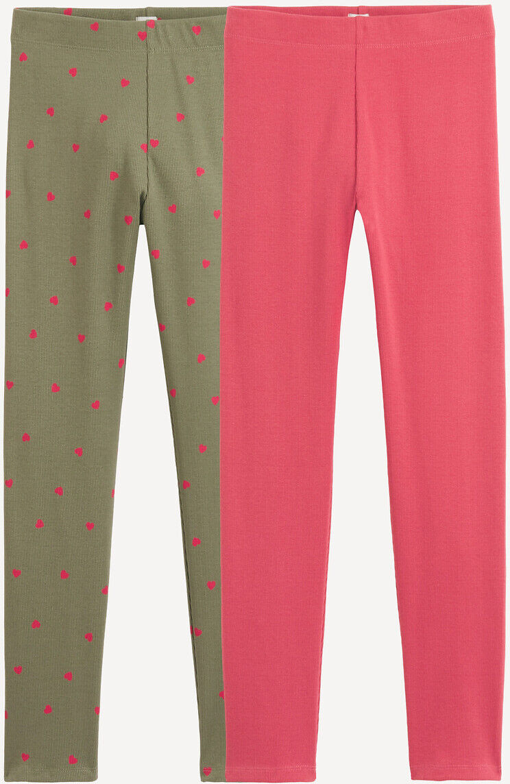 LA REDOUTE COLLECTIONS Lot de 2 leggings côtelés