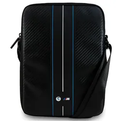 BMW Carbon Blue Stripes - Hülle für 8" Tablet (schwarz)
