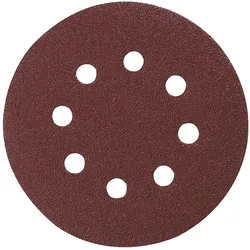 Makita Schleifpapier, 10 Stück - Ø 125 mm - Körnung 80 - P-43555