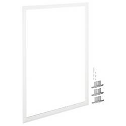 Hager FZ43B Hager FZ43B Blendrahmen universZ 3feldig RAL9010 f.Schrankgröße 1250x800mm Blendrahmen Metall Weiß 1 St.