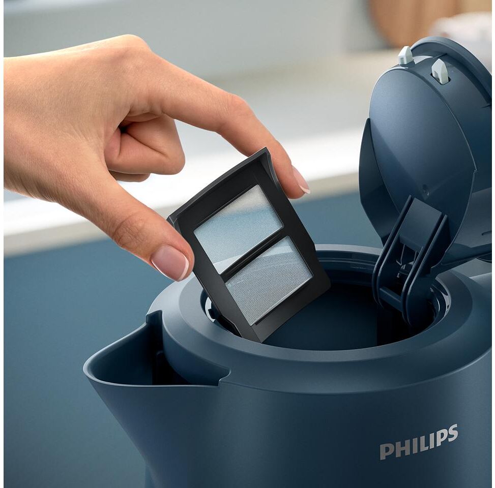 Philips Wasserkocher "3000 Series HD9411/71 Malibu", blau, B:24,8cm H:25,22cm T:15,6cm, Wasserkocher, Wasserkocher blau Einheitsgröße