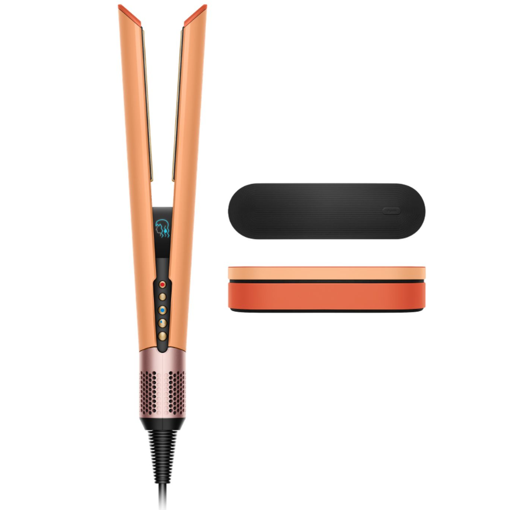 Dyson Airstrait™ Wet to Dry Straightener with Air 1&nbsp;un. Ceramic Apricot/Topaz +Box + Heat Resistant Mat