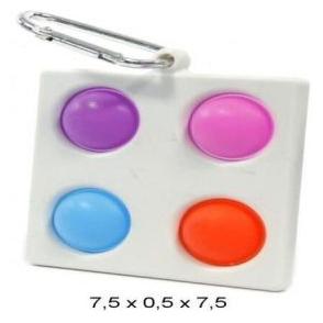 Mocco Bubble Pop It Antistress Sensory / keychain / White (49657240)