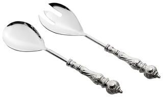 ELK Lifestyle Elk Home Silver Finish Metal 3 Inch Wide Server Set