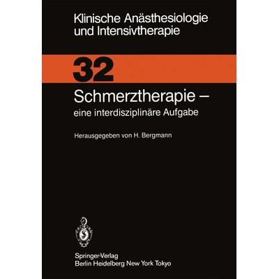 Schmerztherapie, Taschenbuch von , Springer Berlin, 978-3-540-16698-6