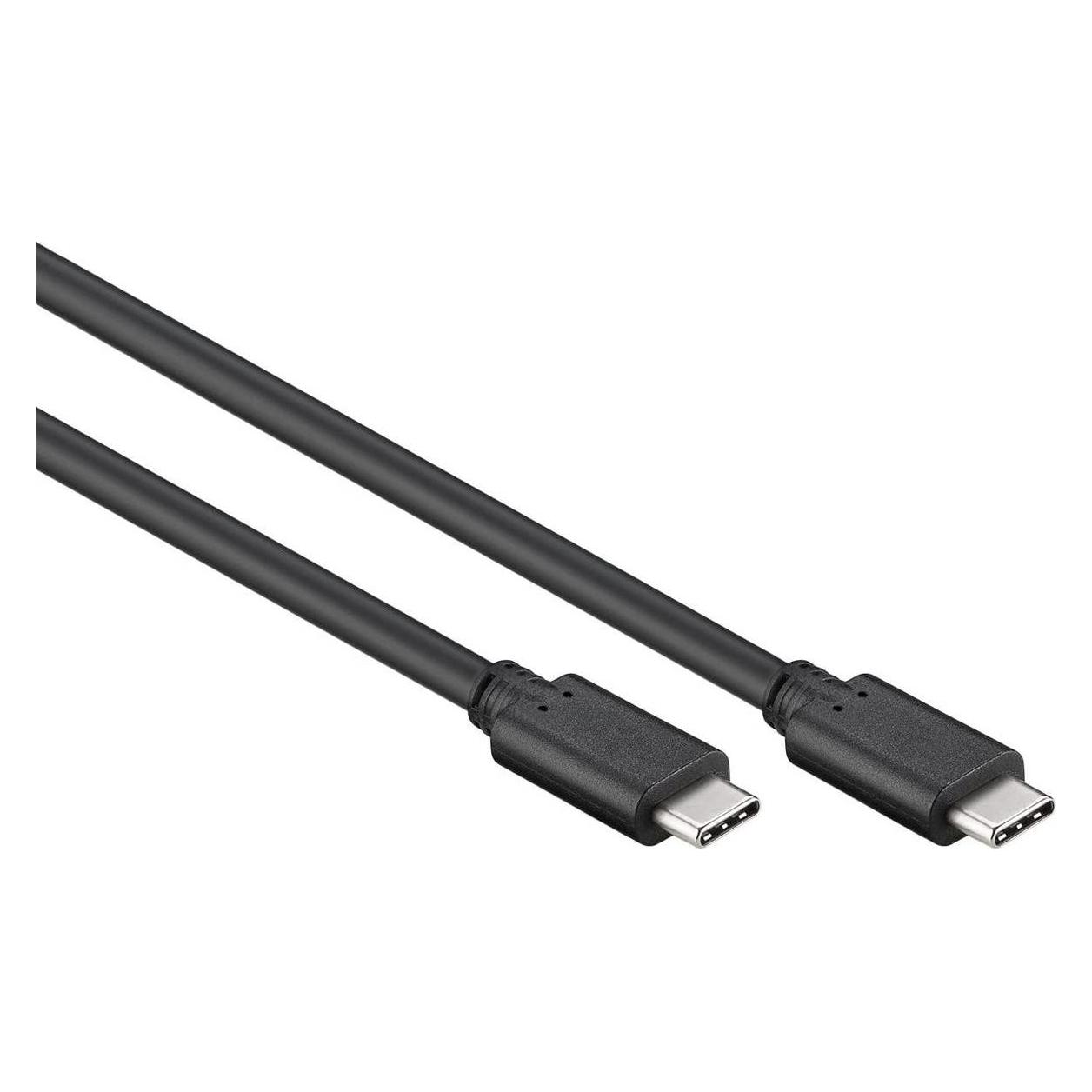 Good Connections Lade- und Datenkabel USB 3.1 (Gen.1), USB-C Stecker beidseitig, CU, schwarz, 0,5m, (0.50 m, USB 3.2 Gen 2) (GC-M0112)
