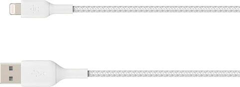 Belkin Smartphone-Kabel "Lightning Lade/Sync Kabel ummantelt mfi 15cm", weiß, 15cmcm, Kabel, Smartphone-Kabel