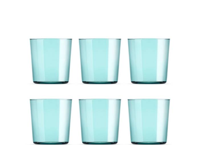 Gläser-Set MÄSER Calma , blau, 6 Stk., Trinkgefäße, Gläser-Set