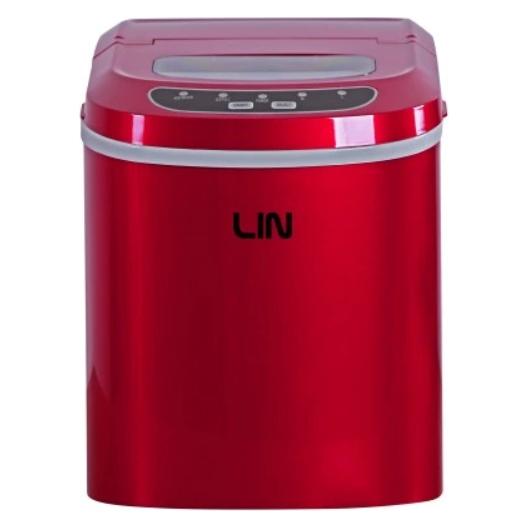 LIN Tragbarer Eiswürfelbereiter ICE PRO-R12 rot (ICE PRO-R12)