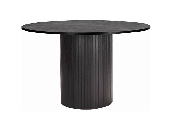 Esstisch rund Orlen Melamin schwarz B 120 T 120 cm - Esstisch rund