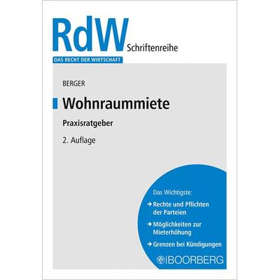 Wohnraummiete, Taschenbuch von Hannes Berger, Richard Boorberg Verlag, 978-3-415-07683-9