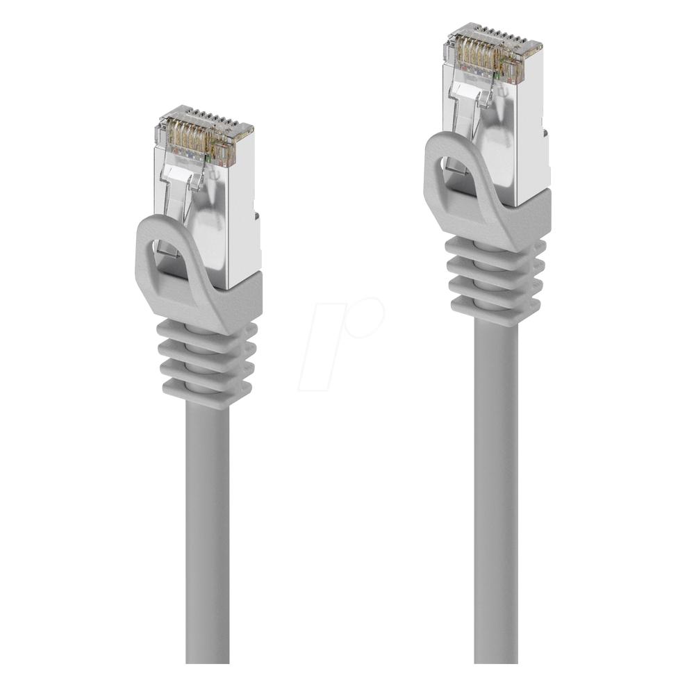 Purelink CAT 6A Patchkabel. S/FTP - grau - 1,00m (S/FTP, CAT6a, 1 m) (IQ-PC1001-010)