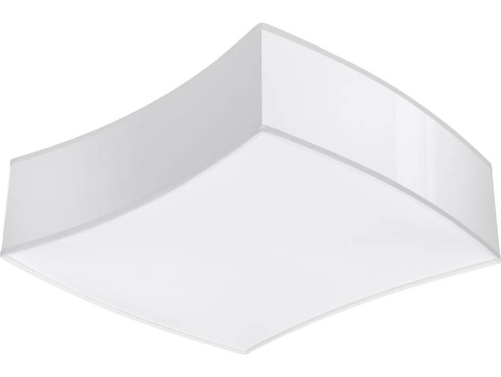 Plafonnier SQUARE 1 blanc 2xE27 15W PVC 11.5x35x39cm Sollux Lighting