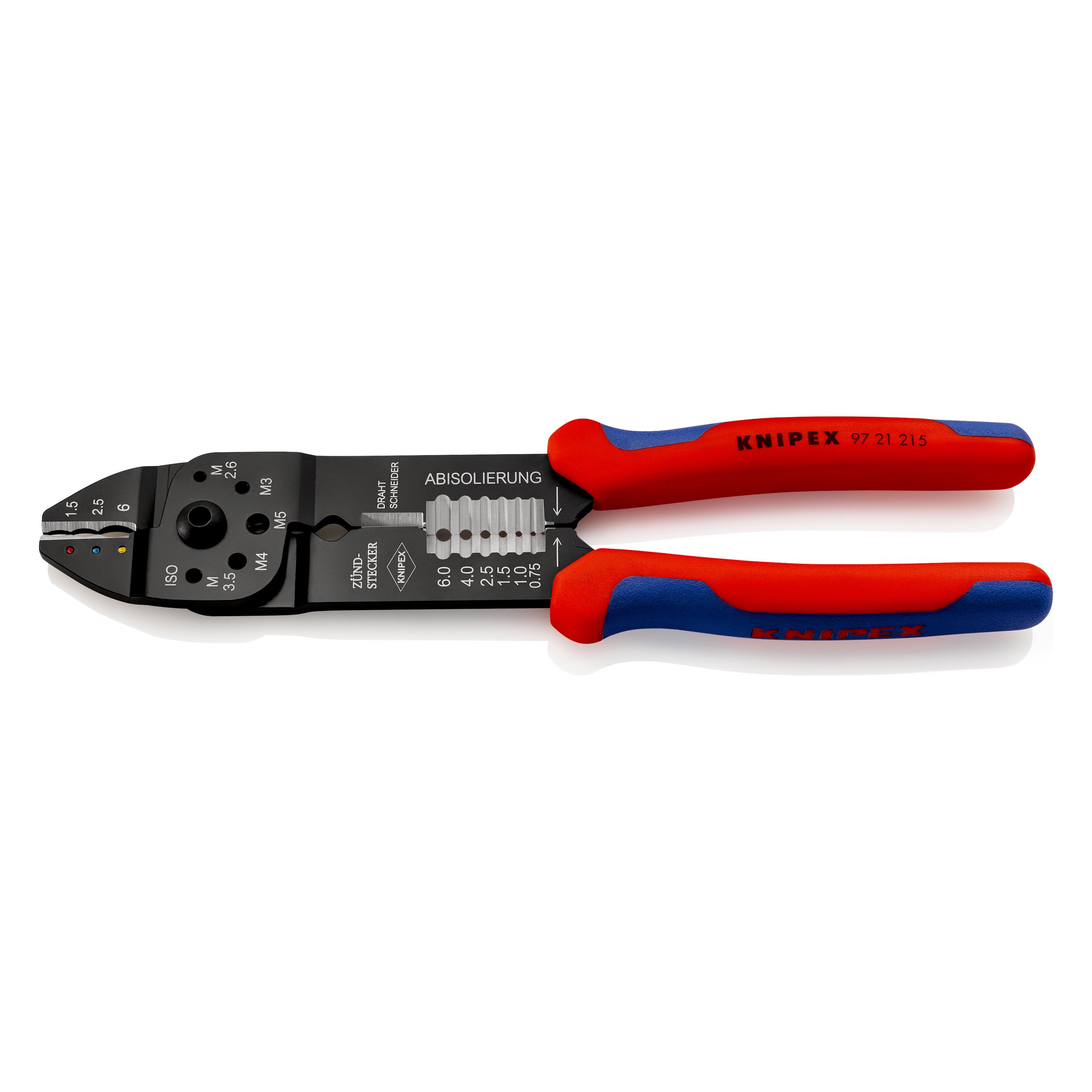 Knipex Crimpzange 97 21 215 SB (258 mm) (97 21 215 SB)