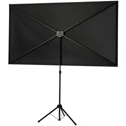 Celexon Ultra-Lightweight Stativ 16:10 (90", 16:10), Leinwand, Schwarz