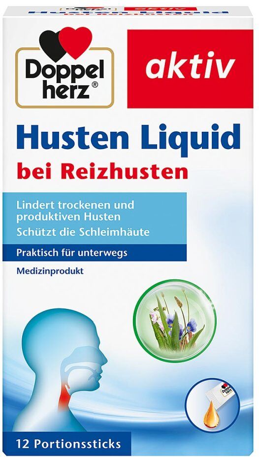 Doppelherz Husten Liquid Sticks 12stk