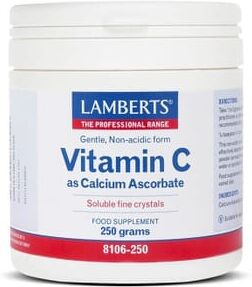 Lamberts ASCORBATO DE CÁLCIO (VITAMINA C) 250g
