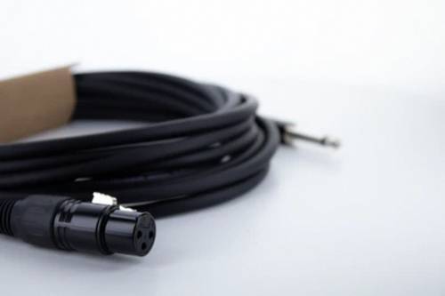 Cordial EM 10 FP XLR Verbindungskabel [1x XLR-Buchse 3 polig - 1x Klinkenstecker 6.3mm (mono)] Schwarz