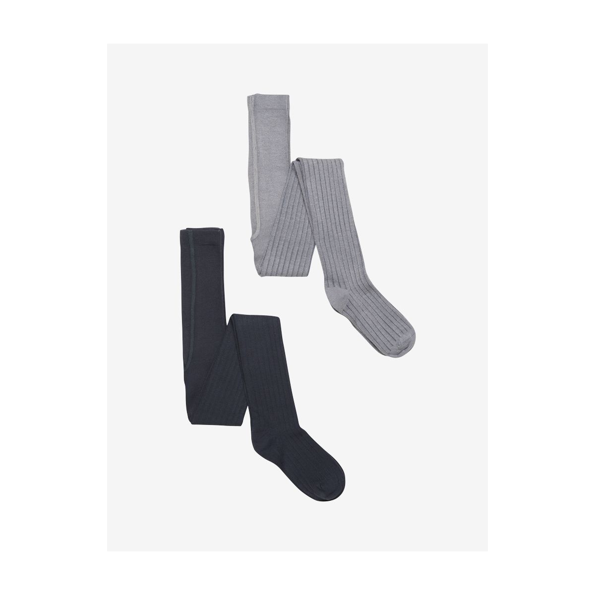 Minymo Stocking - rib (2-pack) sleet (150) 104\110 5873-150-104\110