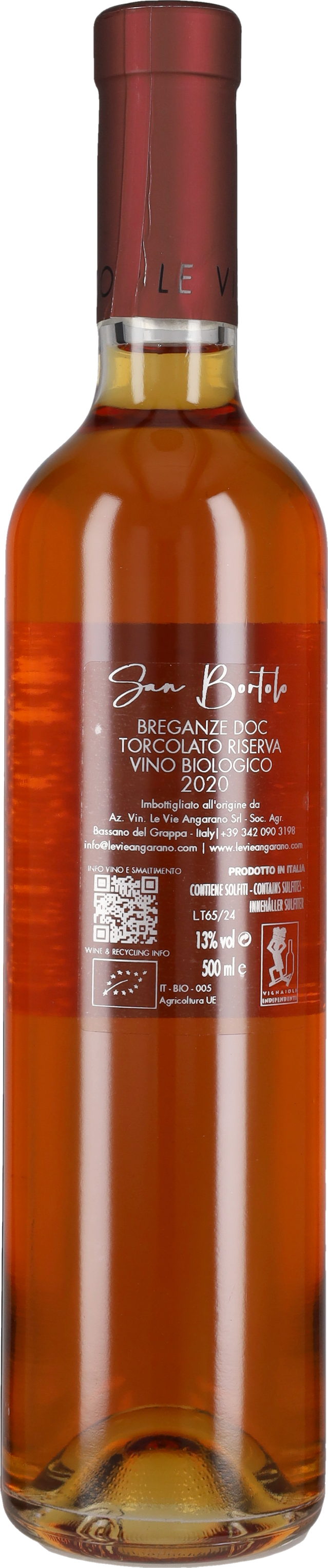 Le Vie Angarano Torcolato Riserva 'San Bortolo' 2020 50cl