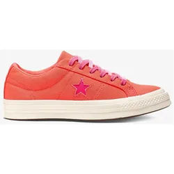 CONVERSE One Star Sunbaked Baumwoll Sneaker Damen 817 - turf orange/strawberry jam 40