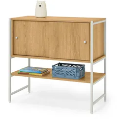 Tchibo - Kindersideboard »Grade« mit Schiebetüren - 80,3x40x76,8cm - silber -