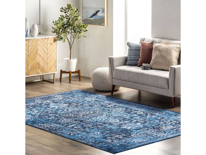 Tapis Tutumi Design 3 Tapis De Salon Bleu 260X180X1Cm