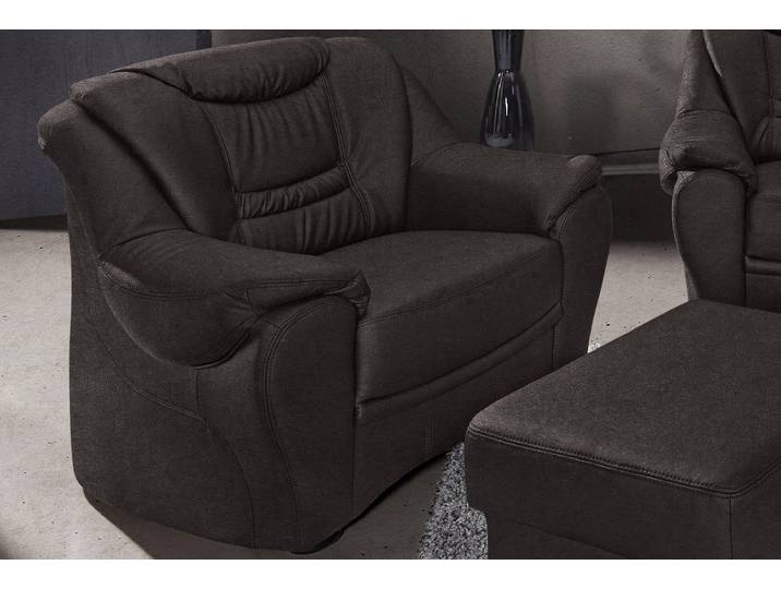 Sessel SIT & MORE Benson , schwarz, B:98cm H:94cm T:95cm, NaturLeder;Luxus-Microfaser ALTARA NUBUCK (100% Polyester);Luxus-Kunstleder, Sessel, Sessel