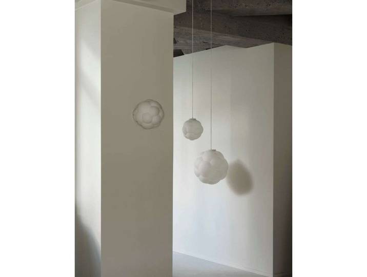 Bubba Plafondlamp Ø42 White - Normann Copenhagen - Woonkamer - Glas