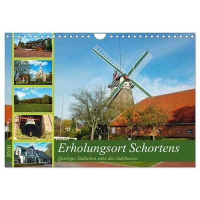 Erholungsort Schortens (Wandkalender 2026 DIN A4 quer), CALVENDO Monatskalender
