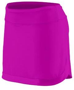 Augusta Sportswear AG2410 Women's Action Color Block Skort in Power Pink/Power Pink size Large   Polyester/Spandex Blend 2410