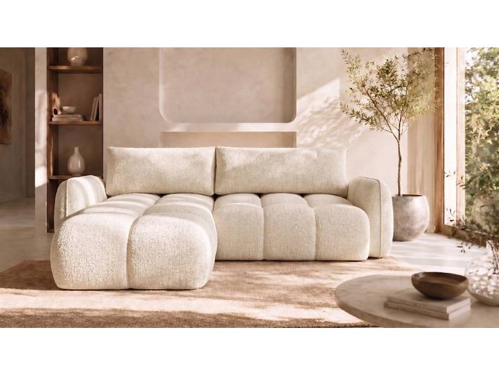 Kaiser Möbel Ecksofa 5901421545536, L-Form, Liegefläche 204 × 130 cm, Puente-Stoff