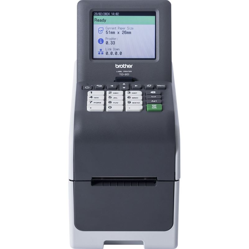BROTHER 2INCH 203DPI DESKTOP PRINTER (USB/LAN/BATTERY OPTION/TOUCH) TD2350DSA203Z1