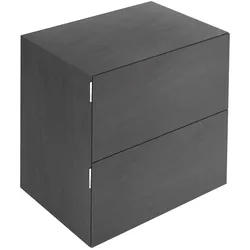 KEUCO Sideboard mit Auszügen „Edition 11 Art“ Basalt (Keramik), Basalt (Keramik), mit Beleuchtung 80 × 70 × 49 cm