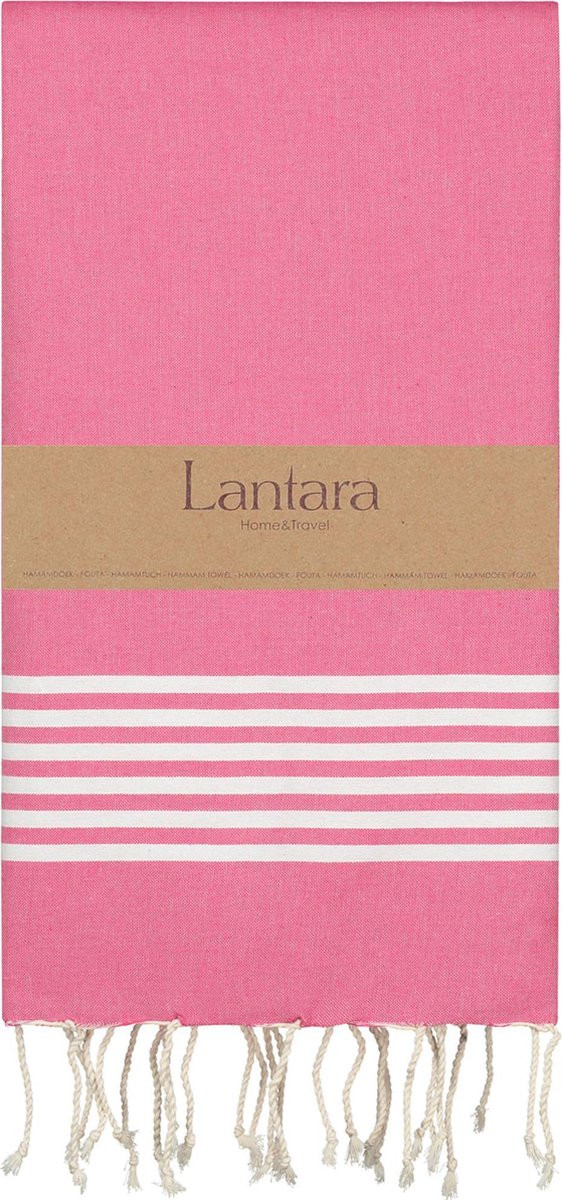 Lantara Hamamdoek Provence Fuchsia Roze - 100 x 200 cm