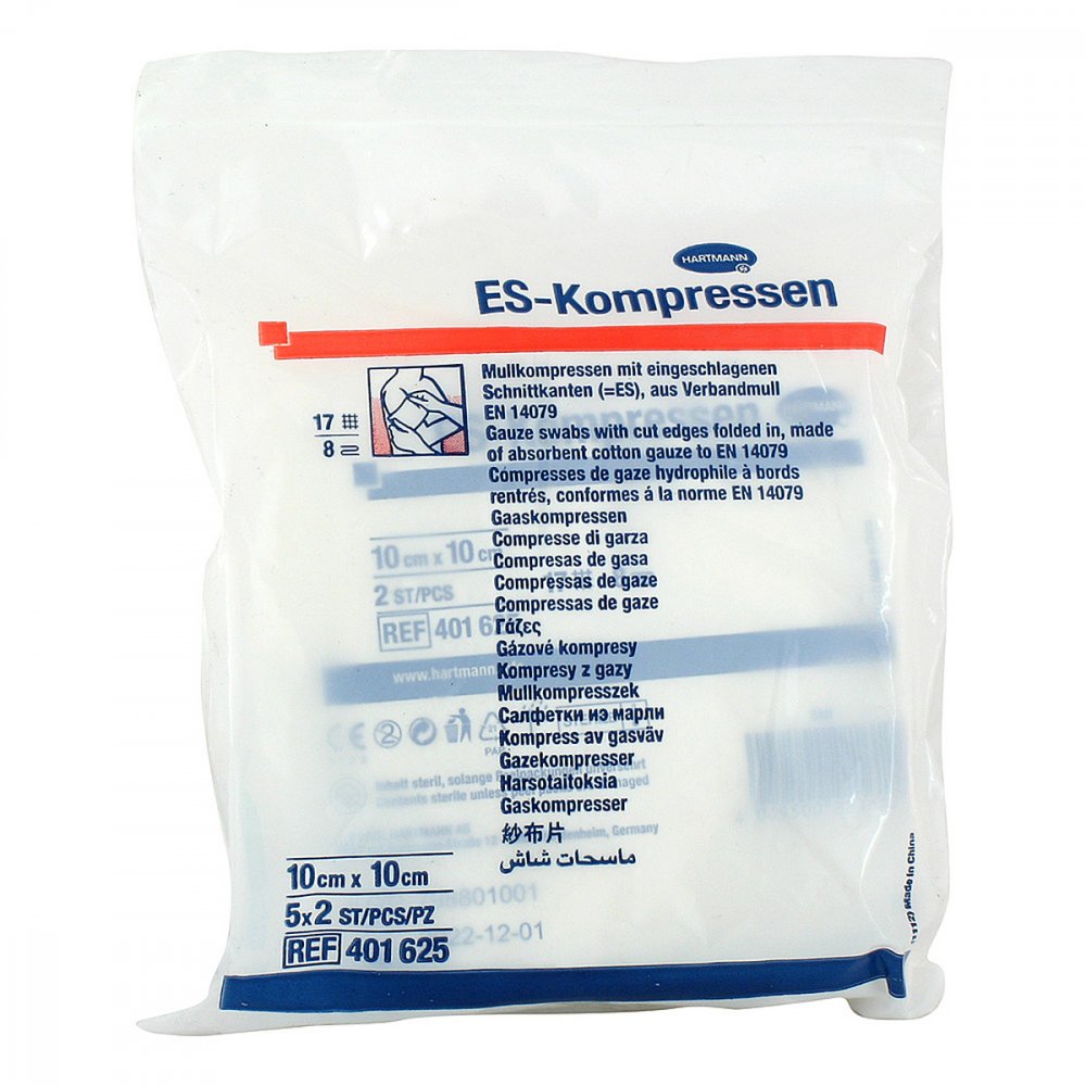 1001 Artikel Medical GmbH Es-kompressen steril 10x10 cm 8fach 00434135