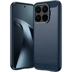 Cover-Discount Xiaomi 17T - Metall Carbon Look Hülle (Xiaomi 17T), Smartphone Hülle, Blau