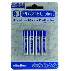 PROTEC Batterie PBAT AAA Micro 4Blister MHD
