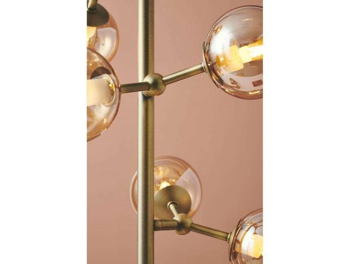 Lampe sur pied Atom, finition laiton antique - Halo Design - Salon / séjour - Métal
