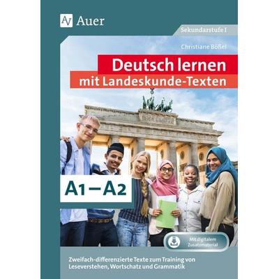 Deutsch lernen mit Landeskunde - Texten A1 - A2, Set von Christiane Bössel, Auer Verlag in der AAP Lehrerwelt GmbH, 978-3-403-08312-2
