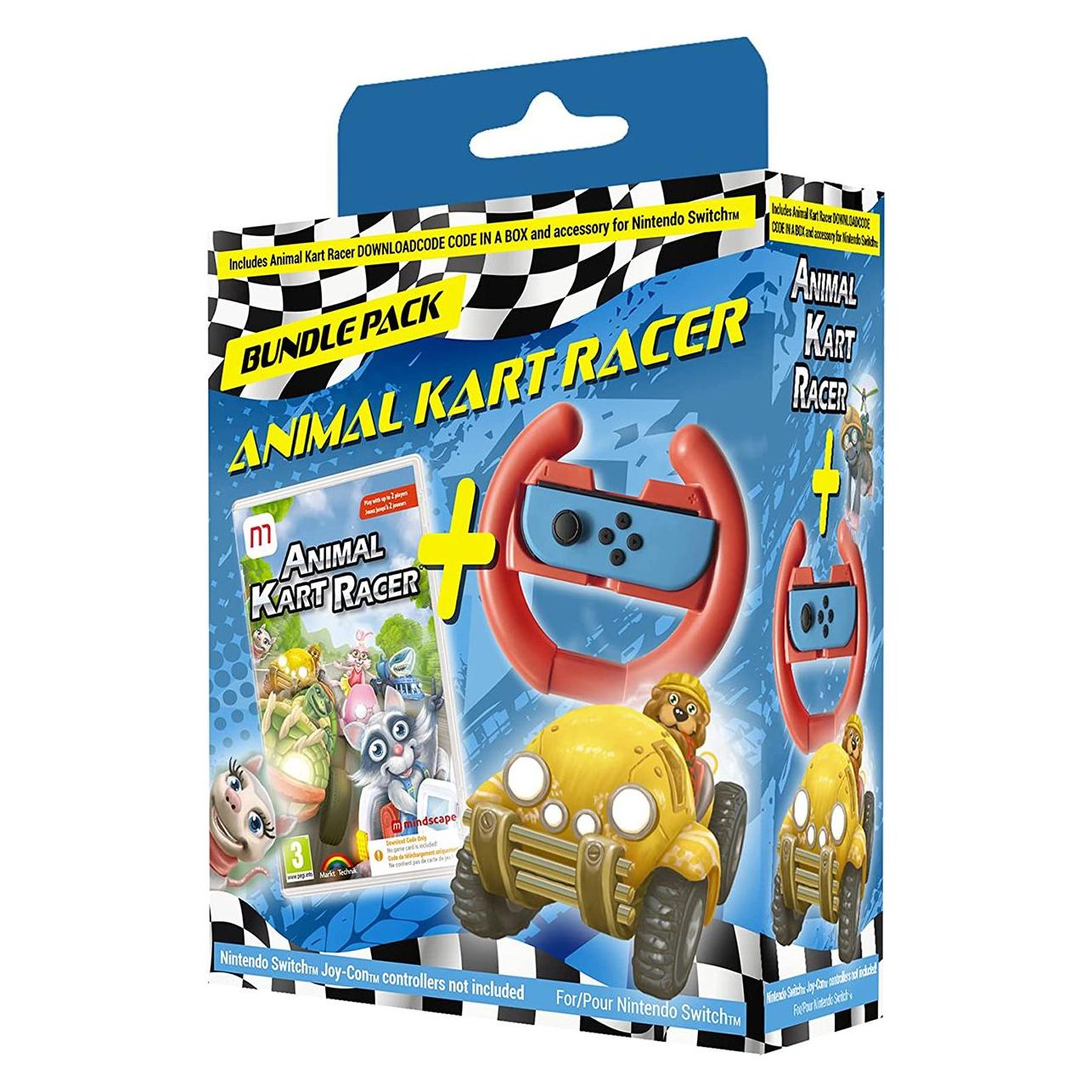 Just for Games Pack Animal..Ciab+Volant Swi Vf..Animal Kart Racer Ciab (Switch) (1244791)