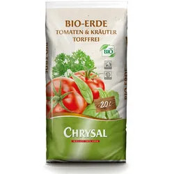 Chrysal Bio Erde für Tomaten und Kräuter - 20 Liter