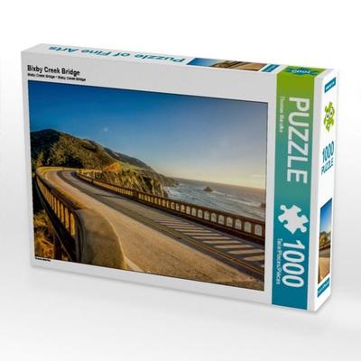 CALVENDO Puzzle Bixby Creek Bridge 1000 Teile Puzzle quer | 1000 Teile Lege-Größe 64 × 48 cm Foto-Puzzle für glückliche Stunden