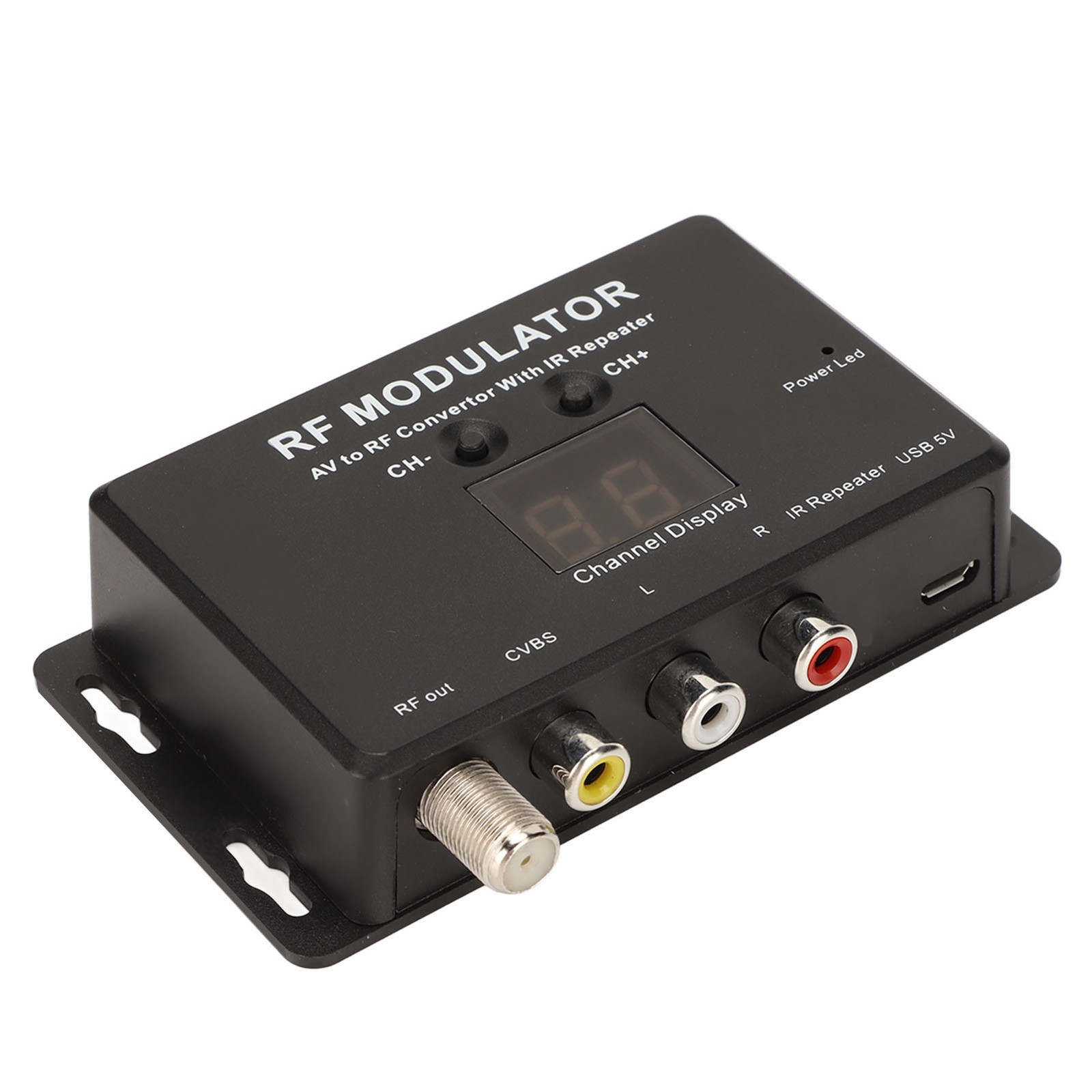 Garosa Professionele RF-modulator PAL/NTSC, 21 kanalen, AV naar RF-converter voor set-top box, DVR en DVD